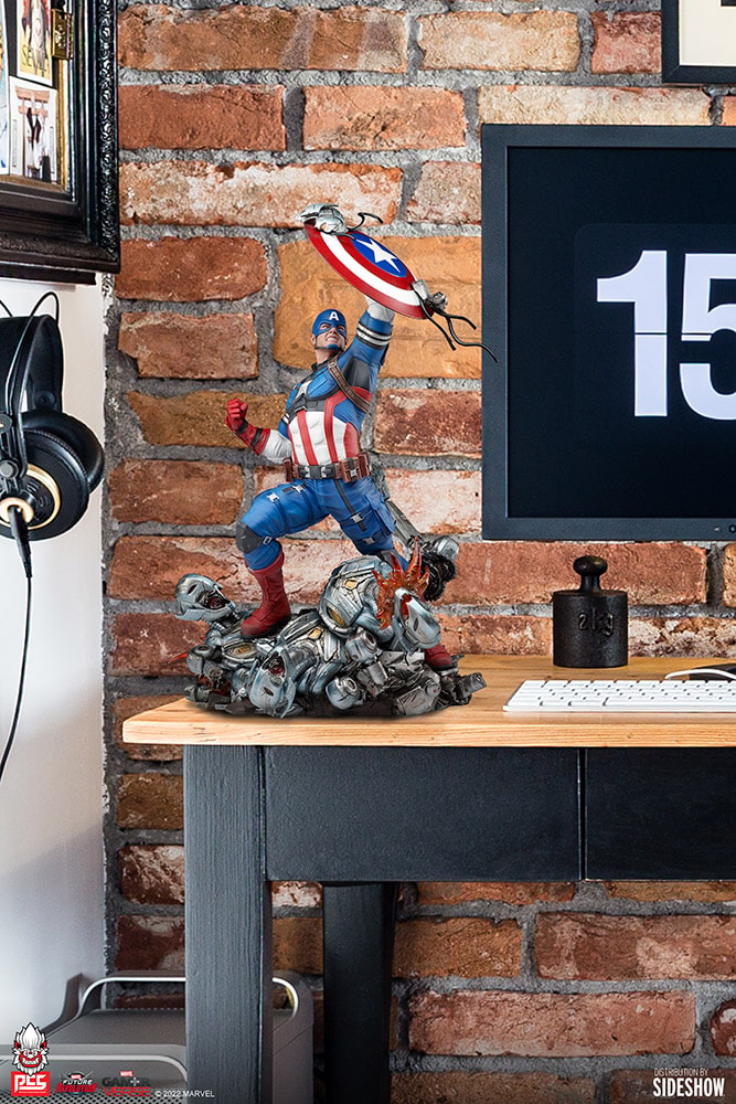 Marvel Captain America Statues - Prototype Shown View 4