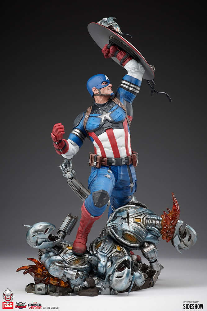 Marvel Captain America Statues - Prototype Shown View 5