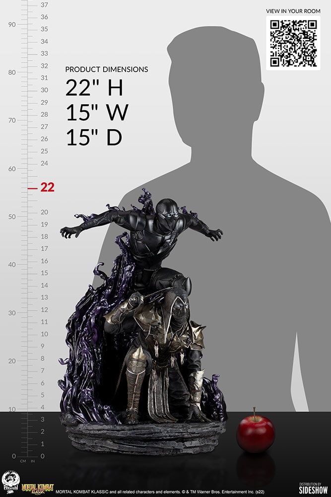 Mortal Kombat Noob Saibot Quarter Scale Statue - Prototype Shown View 5