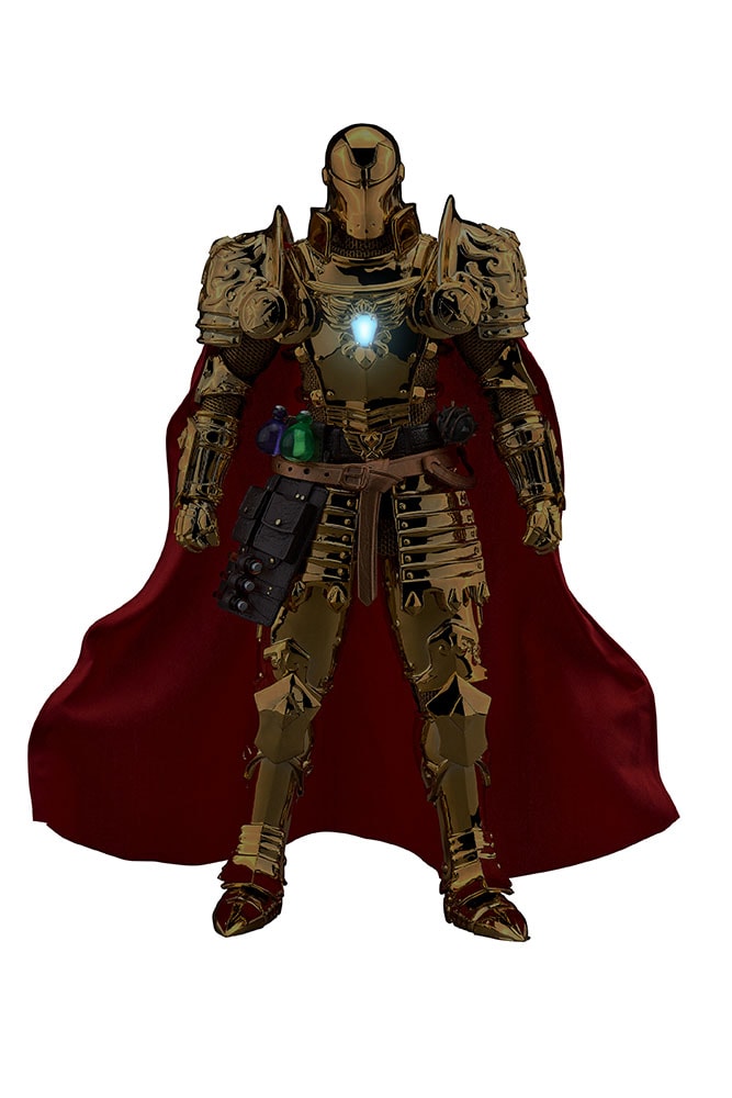 Medieval Knight Iron Man (Golden)- Prototype Shown View 2