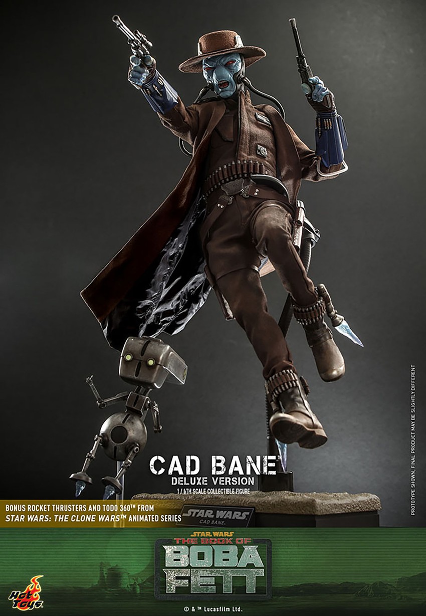 Star Wars Cad Bane (Deluxe Version) Sixth Scale Figure - Prototype Shown View 6