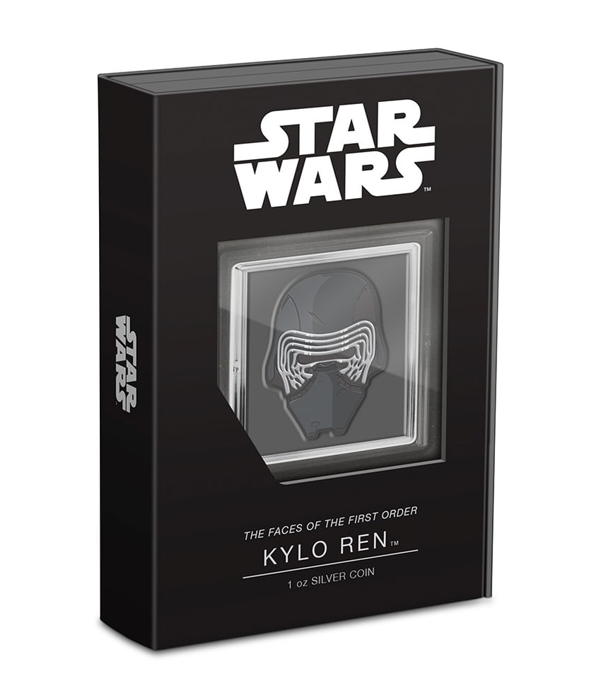 Kylo Ren 1oz Silver Coin- Prototype Shown