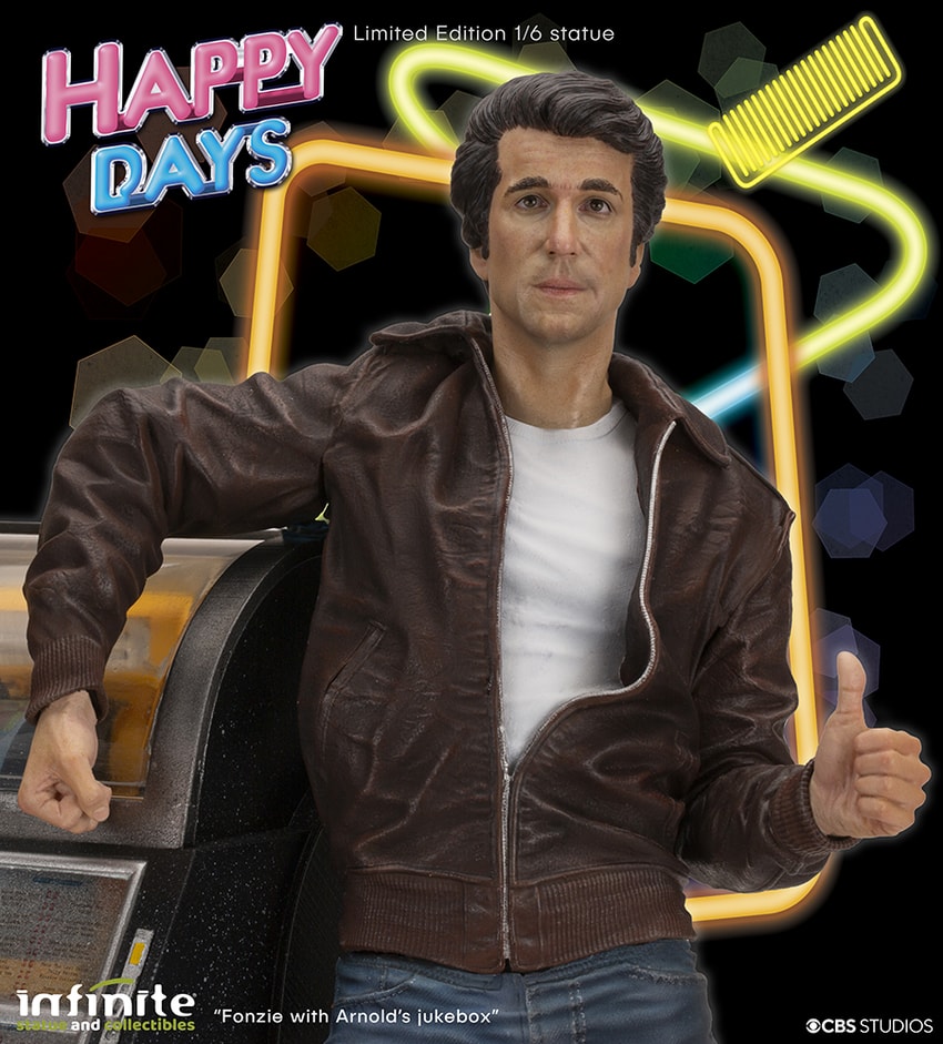 Happy Days Fonzie Statues  Collector Edition - Prototype Shown View 6