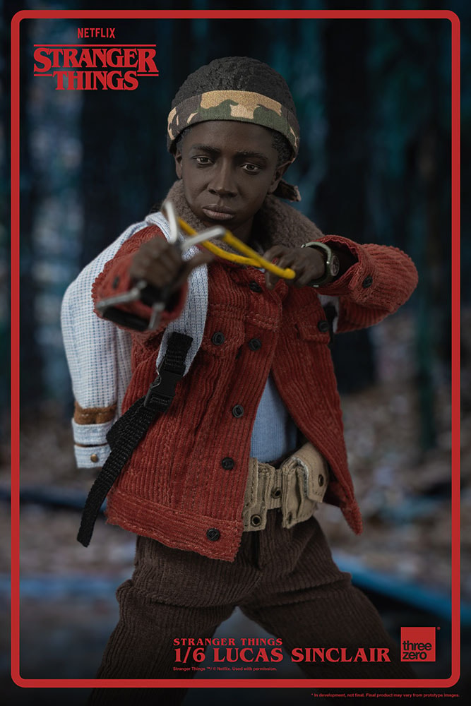 Stranger Things Lucas Sinclair Sixth Scale Figure - Prototype Shown View 6