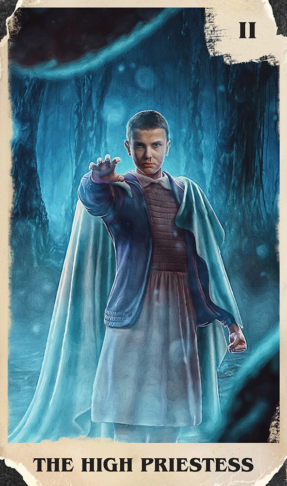 Stranger Things Tarot Deck and Guidebook- Prototype Shown