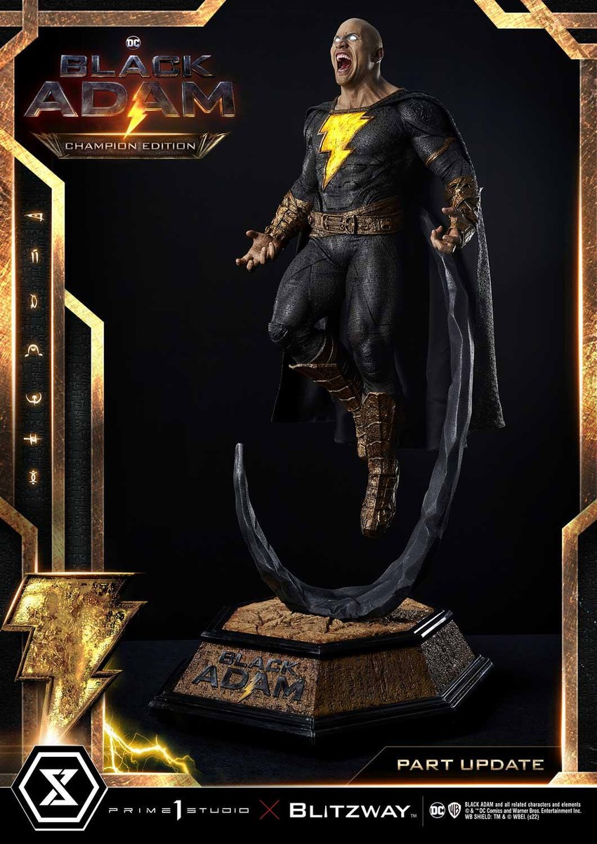 DC Comics Black Adam (Champion Edition) 1:3 Scale Statue - Prototype Shown View 6