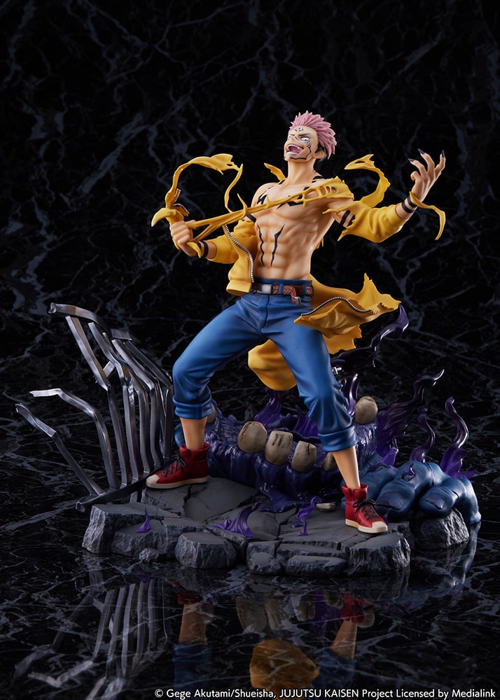 Jujutsu Kaisen Sukuna Collectible Figure - Prototype Shown View 4