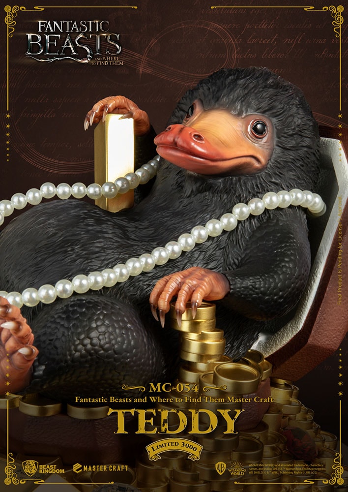 Fantastic Beasts and Where to Find Them Teddy Statues - Prototype Shown View 6