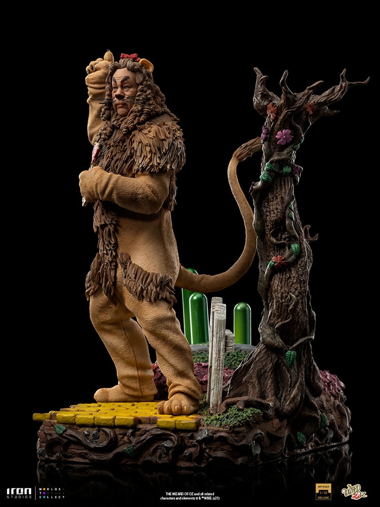 The Wizard of Oz Cowardly Lion Deluxe 1:10 Scale Statue - Prototype Shown View 6