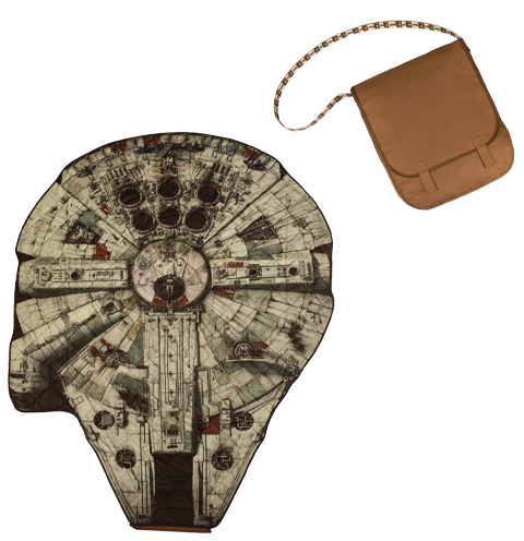 Millennium Falcon Blanket & Bag- Prototype Shown