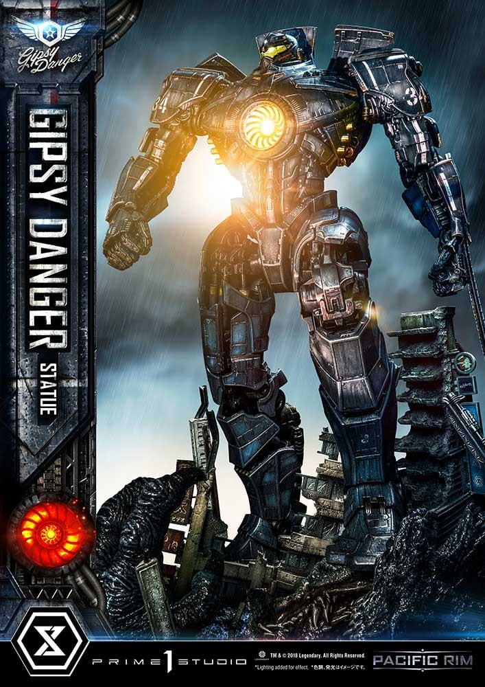 Pacific Rim Gipsy Danger Statues  Collector Edition - Prototype Shown View 4