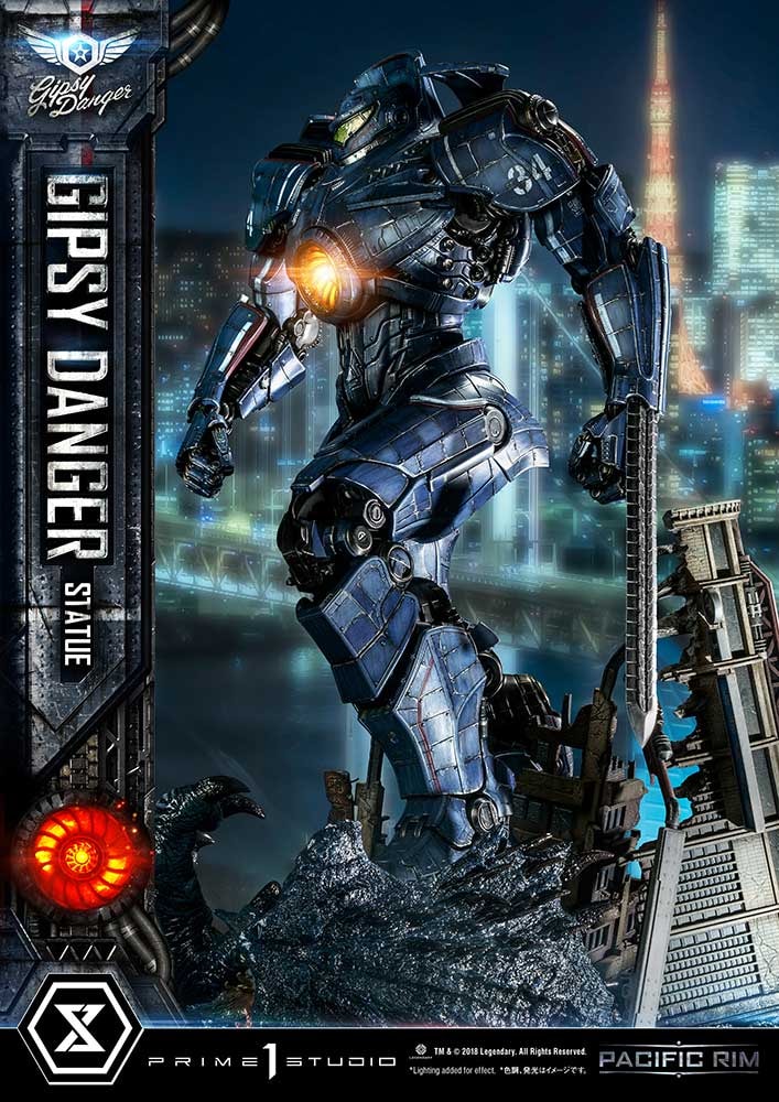 Pacific Rim Gipsy Danger Statues  Collector Edition - Prototype Shown View 5