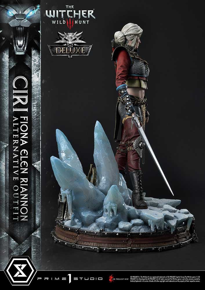 The Witcher 3: Wild Hunt Cirilla Fiona Elen Riannon Alternative Outfit (Deluxe Version) Statues - Prototype Shown View 5