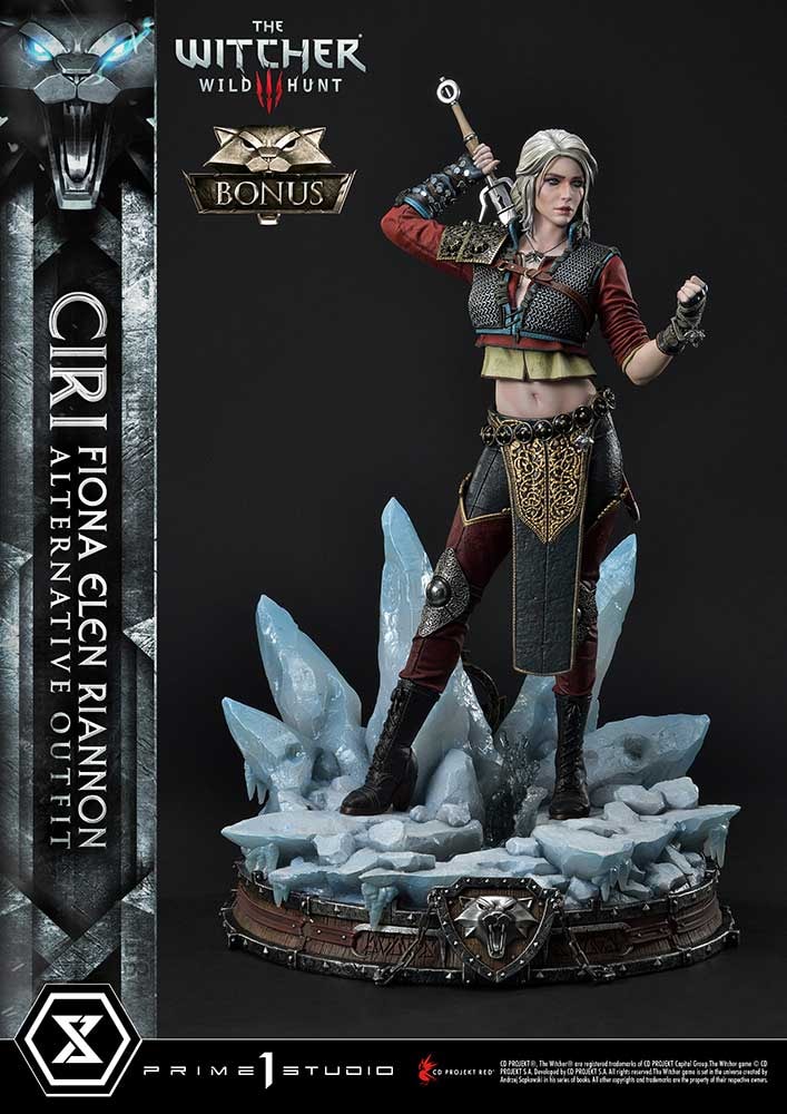 The Witcher 3: Wild Hunt Cirilla Fiona Elen Riannon Alternative Outfit (Deluxe Bonus Version) Statues - Prototype Shown View 3