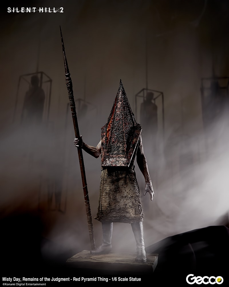 Silent Hill 2 Red Pyramid Thing Statues - Prototype Shown View 2