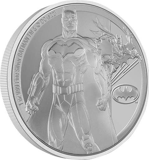 Batman Classic 1oz Silver Coin by New Zealand Mint | Sideshow