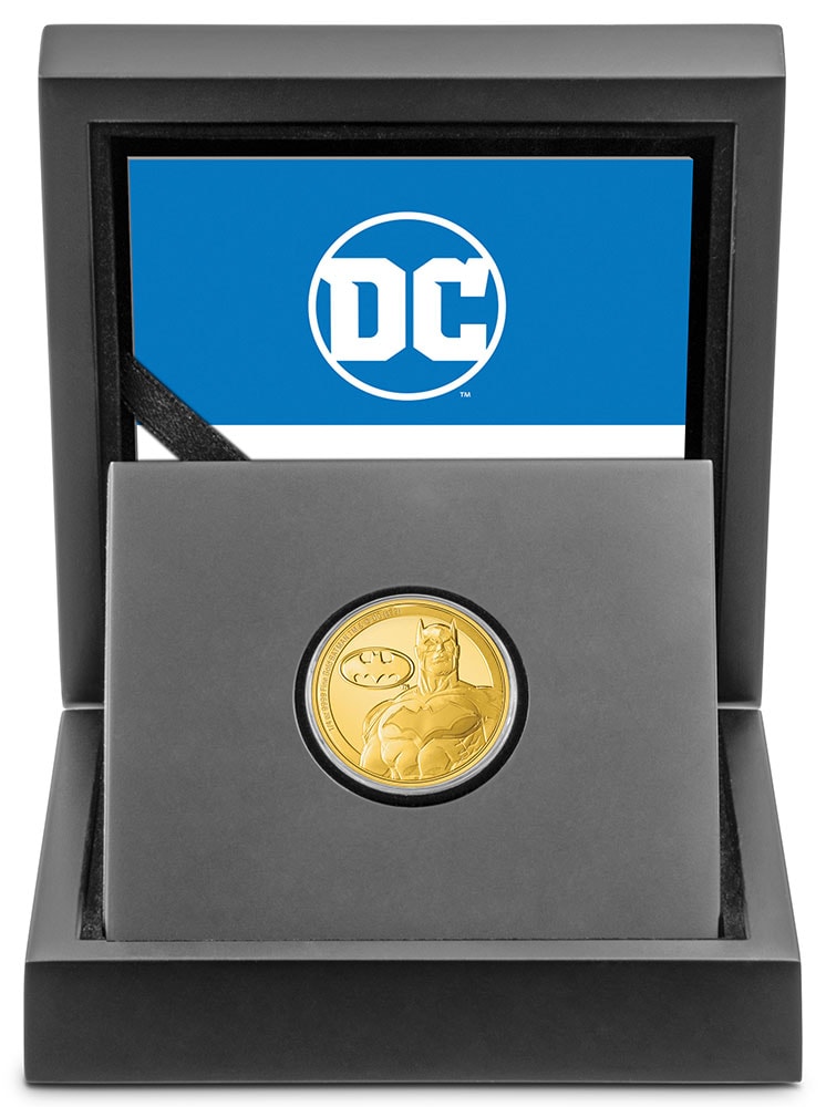 Batman Classic 1/4oz Gold Coin- Prototype Shown View 5
