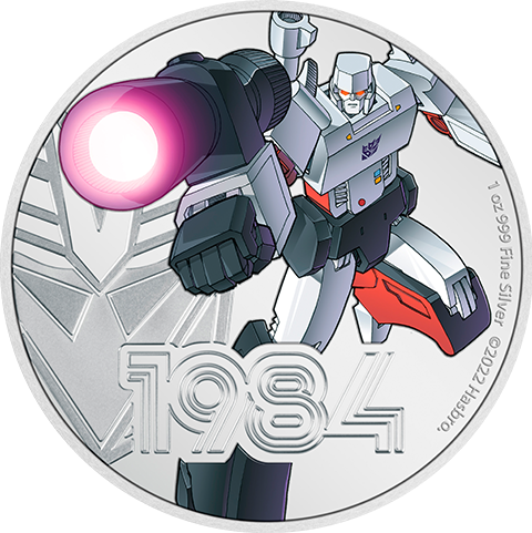 Megatron 1oz Silver Coin- Prototype Shown