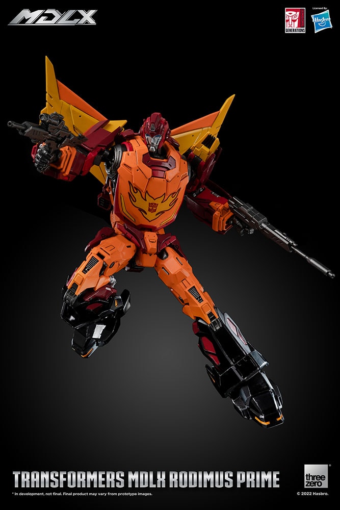 Transformers Rodimus Prime MDLX Collectible Figure - Prototype Shown View 4