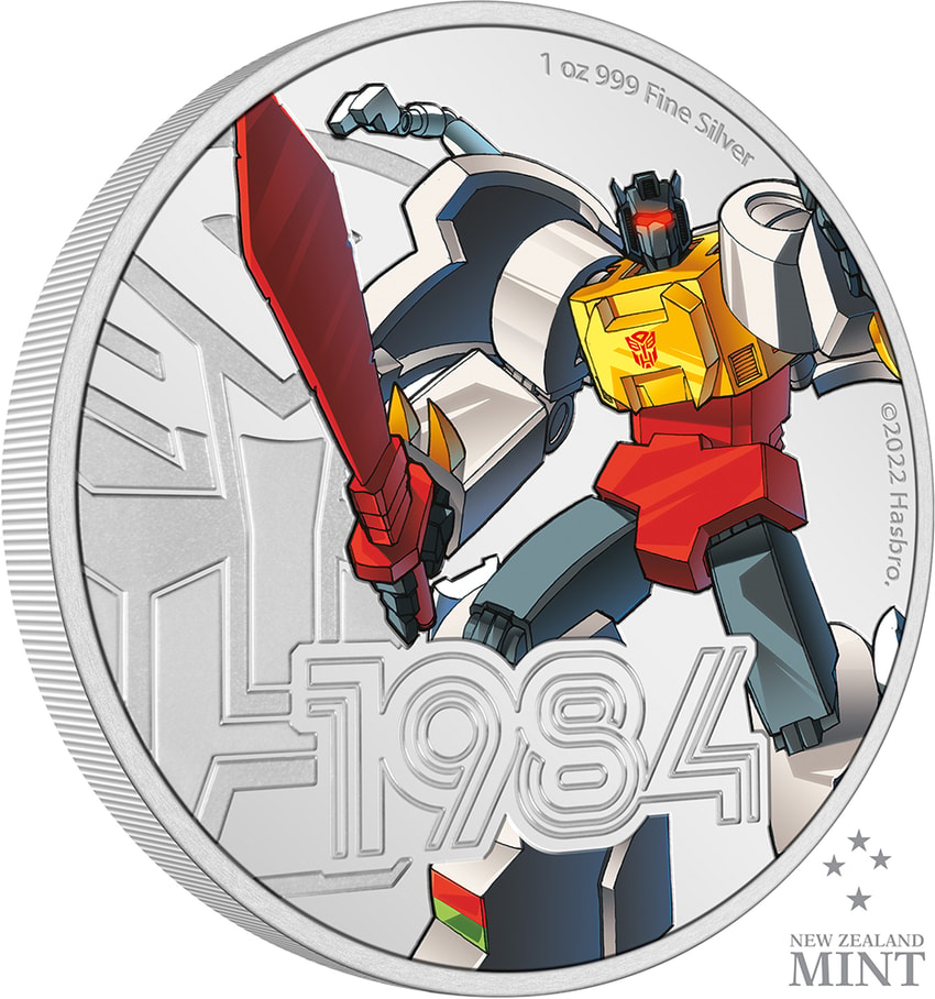 Grimlock 1oz Silver Coin by New Zealand Mint | Sideshow Collectibles