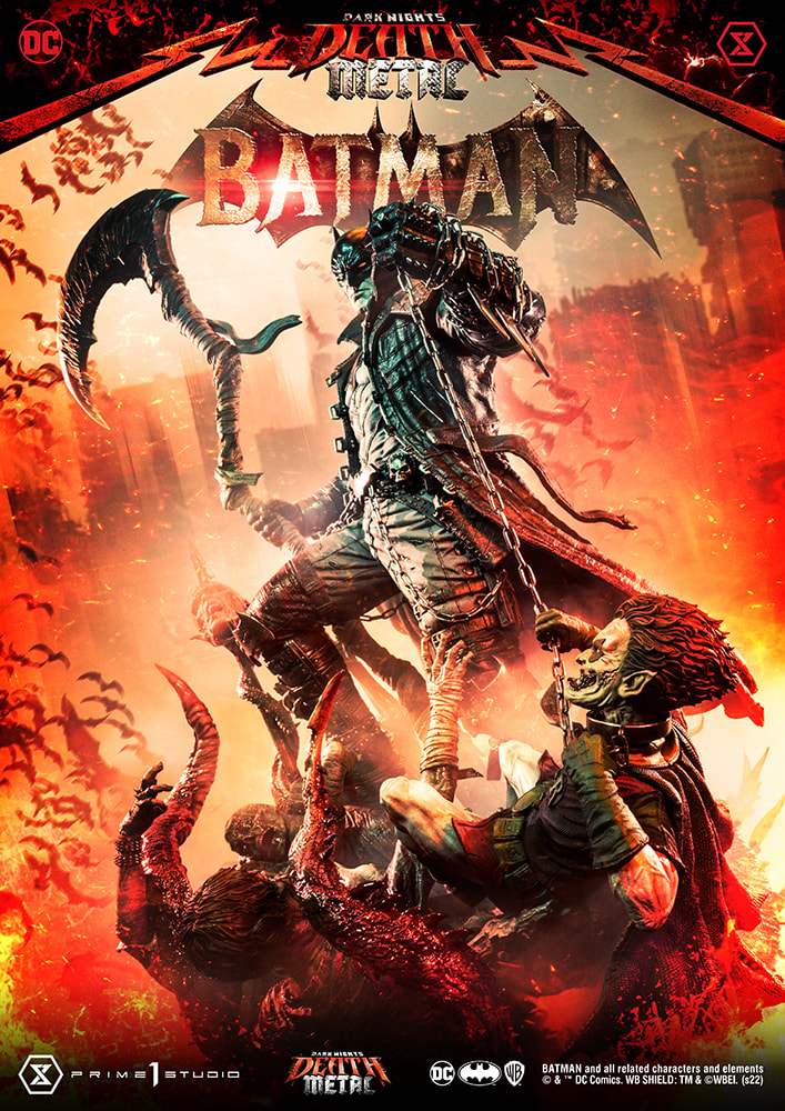 DC Comics Death Metal Batman 1:3 Scale Statue  Collector Edition  View 3