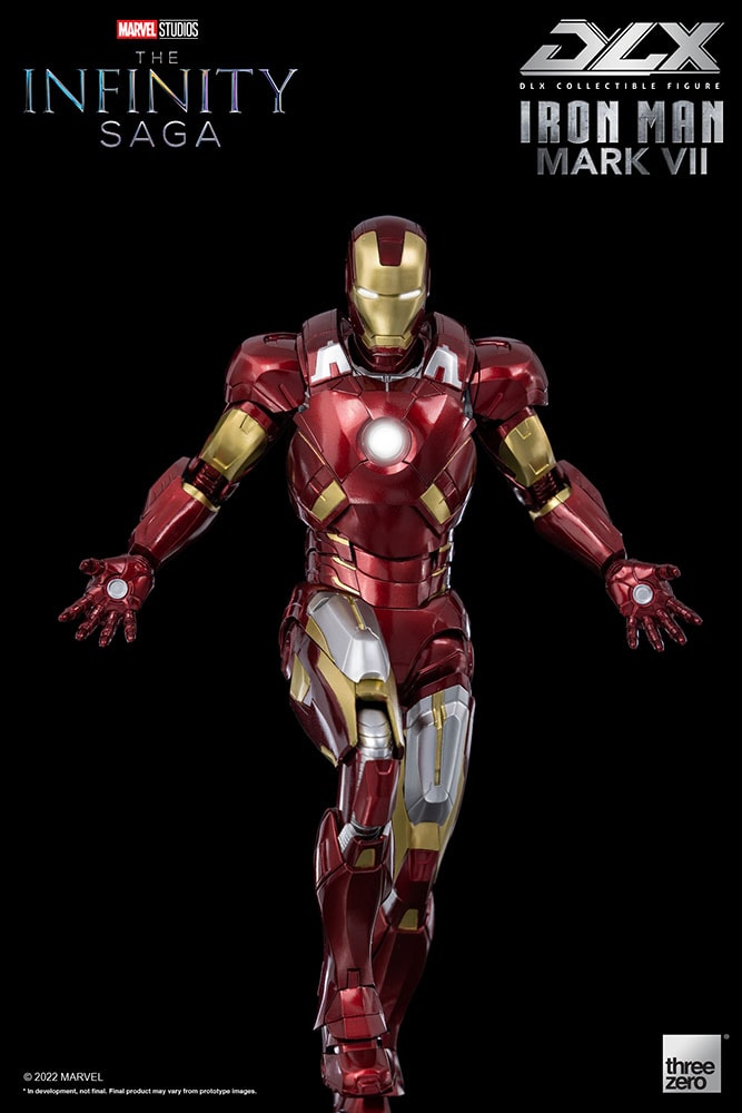 Marvel DLX Iron Man Mark 7 Collectible Figure - Prototype Shown View 2