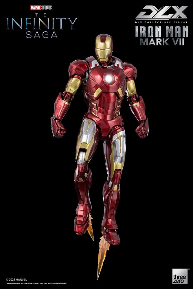 Marvel DLX Iron Man Mark 7 Collectible Figure - Prototype Shown View 5