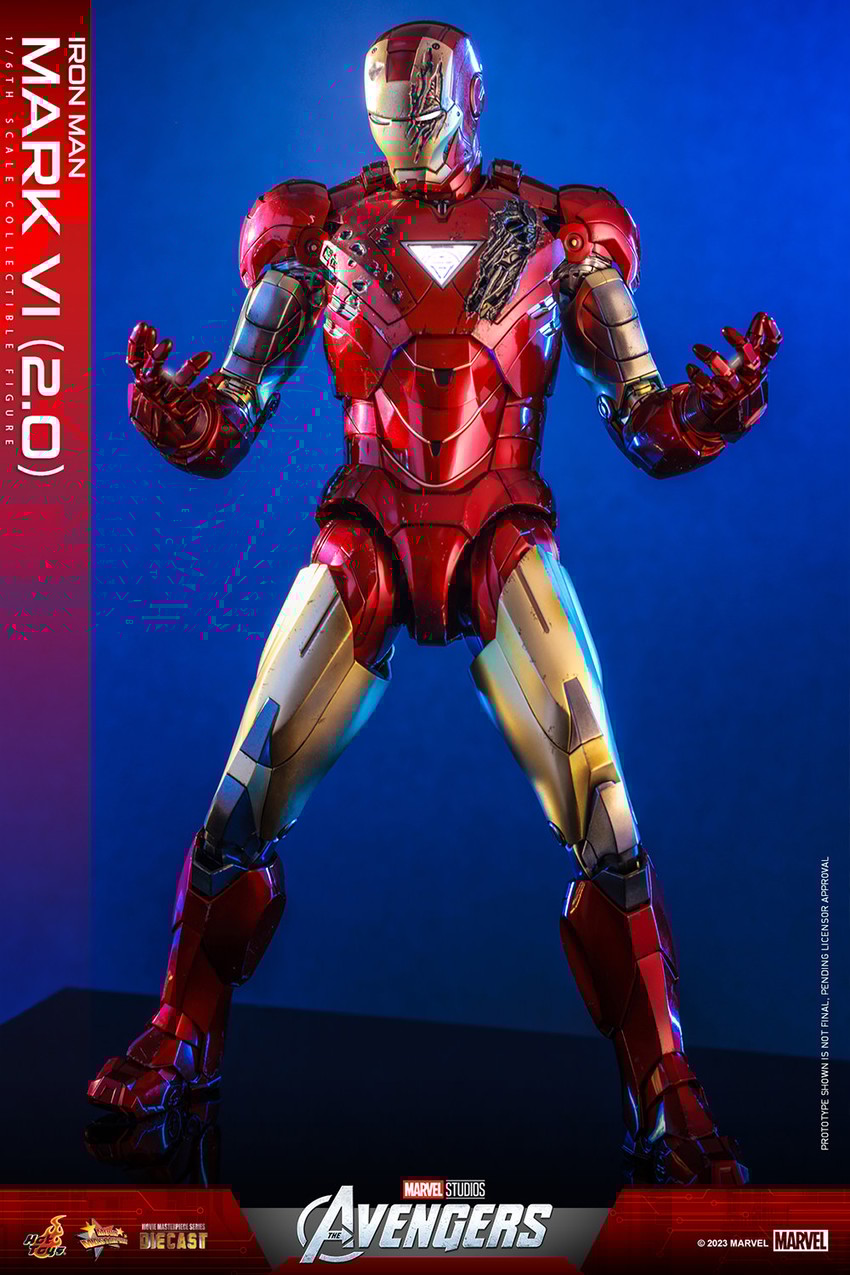 数量限定SALE Scale Sixth (2.0) VI Mark Man Iron Figure Toys Hot by アメコミ