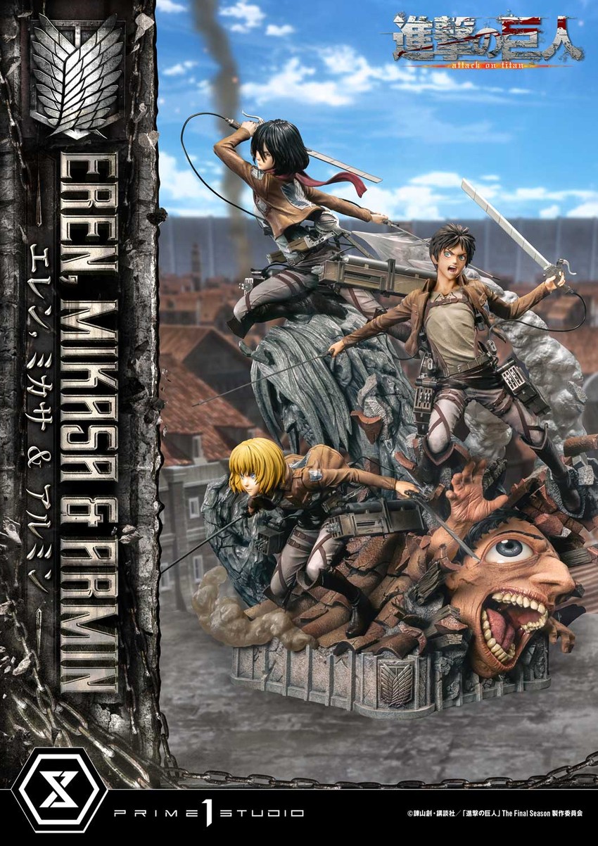 Eren, Mikasa, & Armin Collector Edition - Prototype Shown