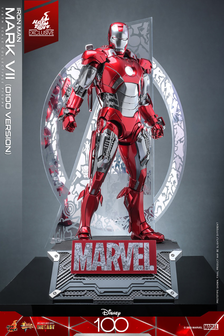 Iron Man Mark VII (D100 Version) Sixth Scale Figure by Hot Toys