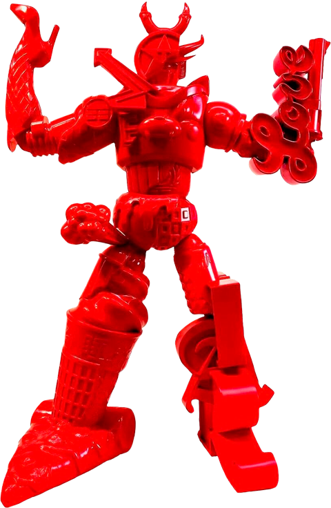Tristan Eaton Vice Lord - Red Resin Collectible - Prototype Shown View 6