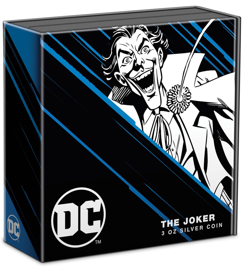 The Joker 3oz Silver Coin- Prototype Shown View 5