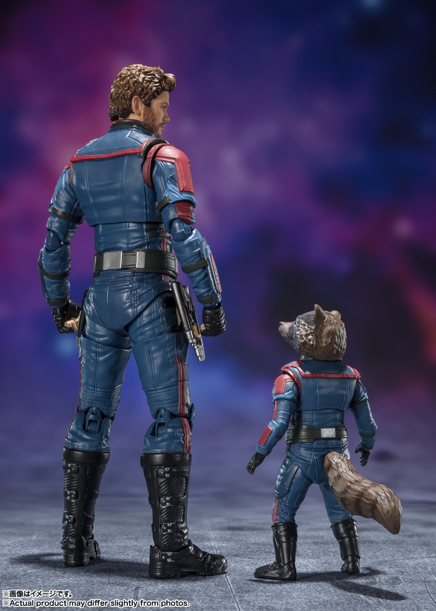 Star-Lord & Rocket Raccoon Collectible Set by Tamashii Nations