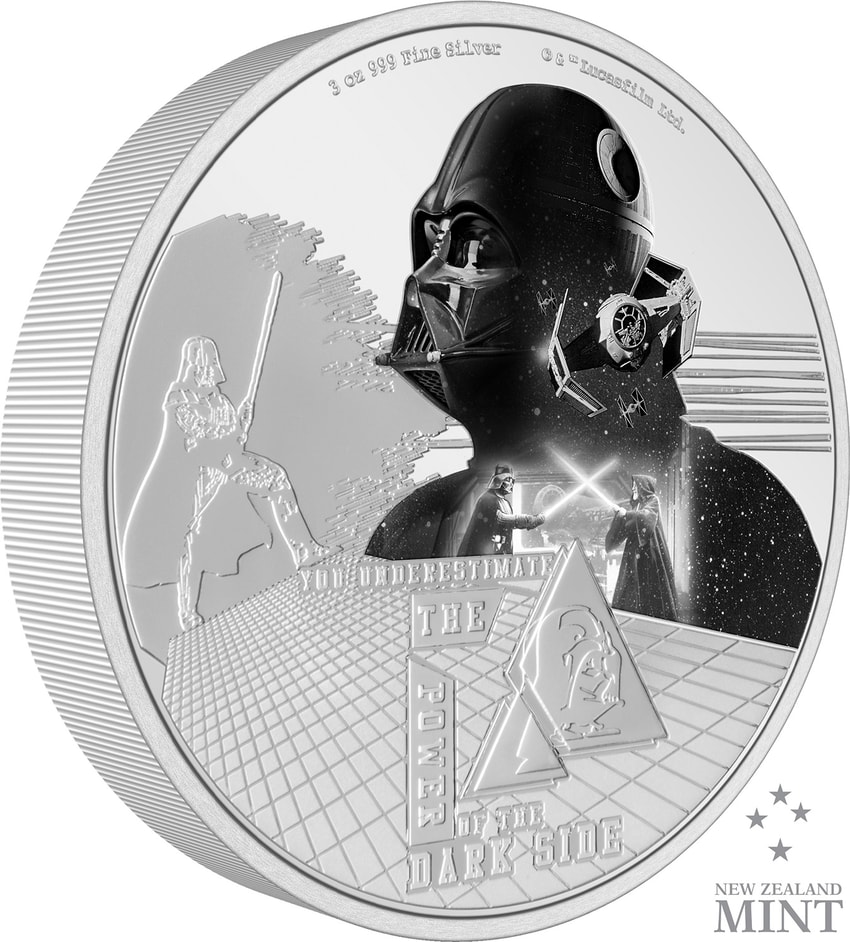 Darth Vader 3oz Silver Coin- Prototype Shown