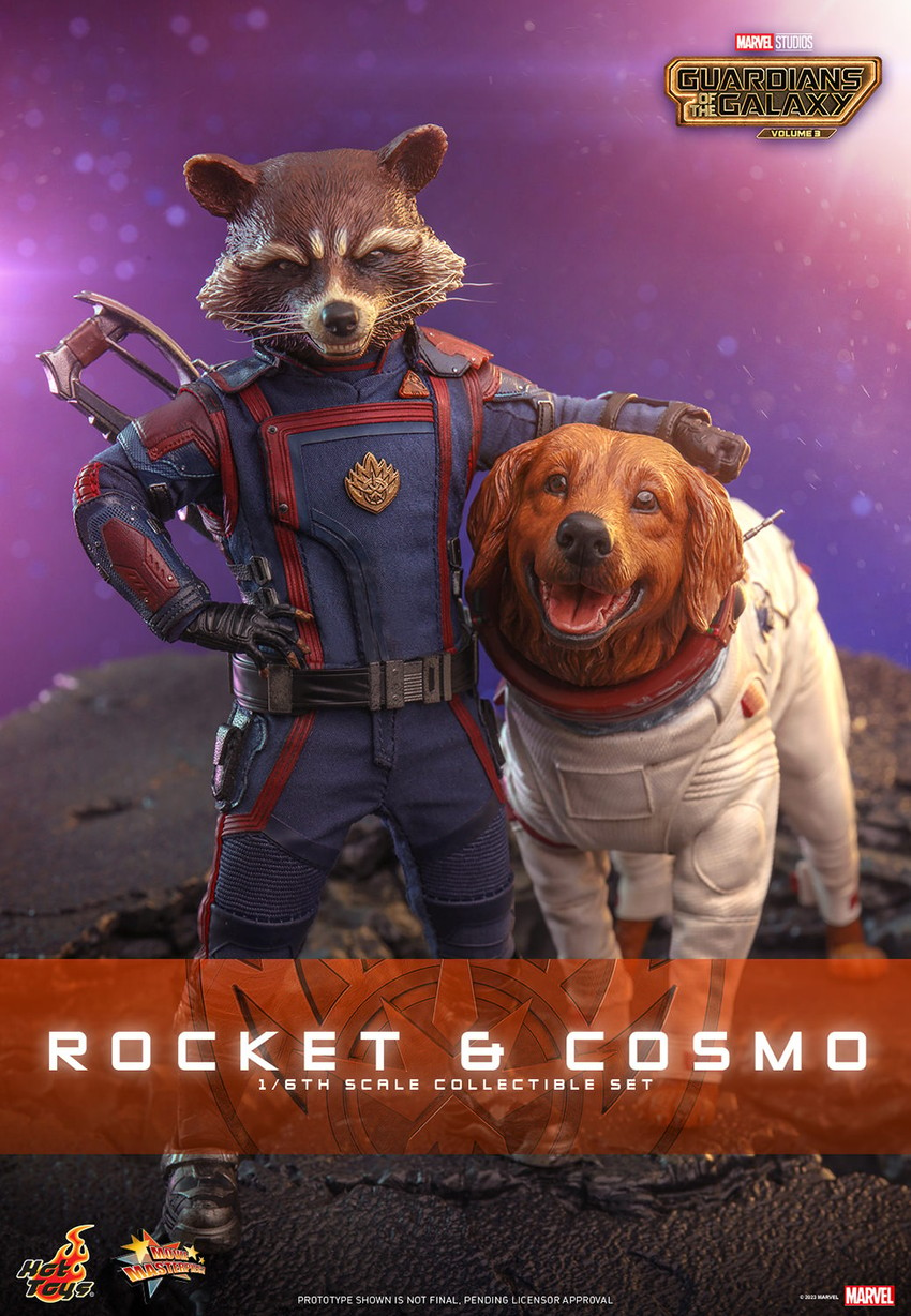 Rocket and Cosmo- Prototype Shown View 1