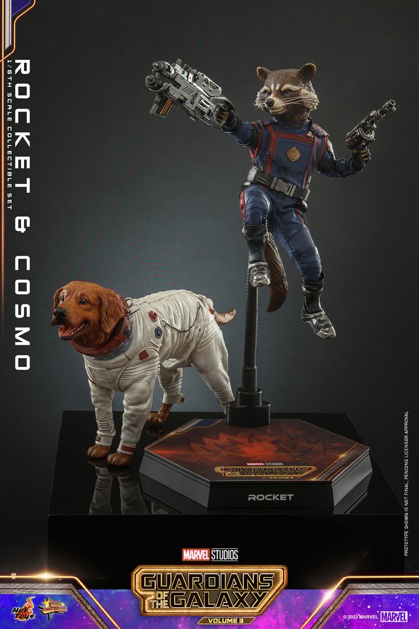 Rocket and Cosmo- Prototype Shown View 3