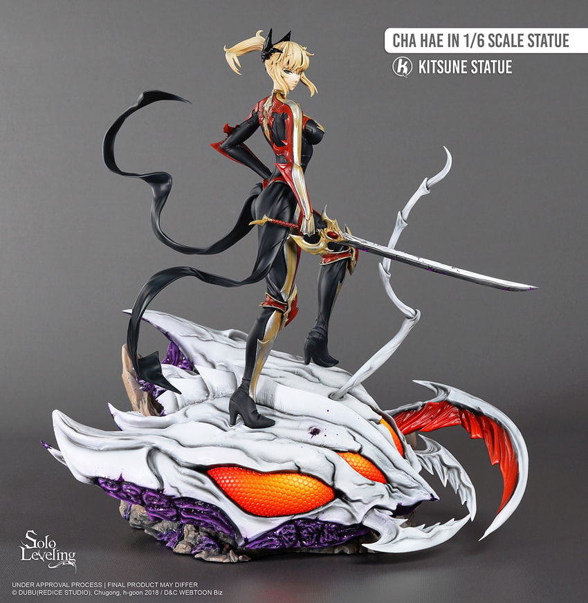 Solo Leveling Chae Hae Statues - Prototype Shown View 6