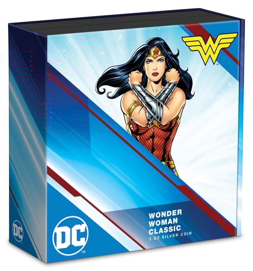 Wonder Woman 3oz Silver Coin by New Zealand Mint | Sideshow