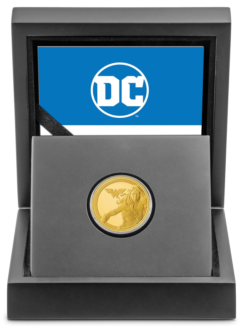 Wonder Woman 1/4oz Gold Coin by New Zealand Mint | Sideshow