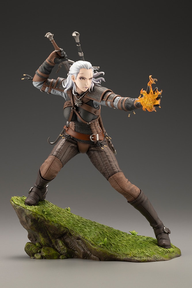 The Witcher Geralt Bishoujo Statues - Prototype Shown View 5