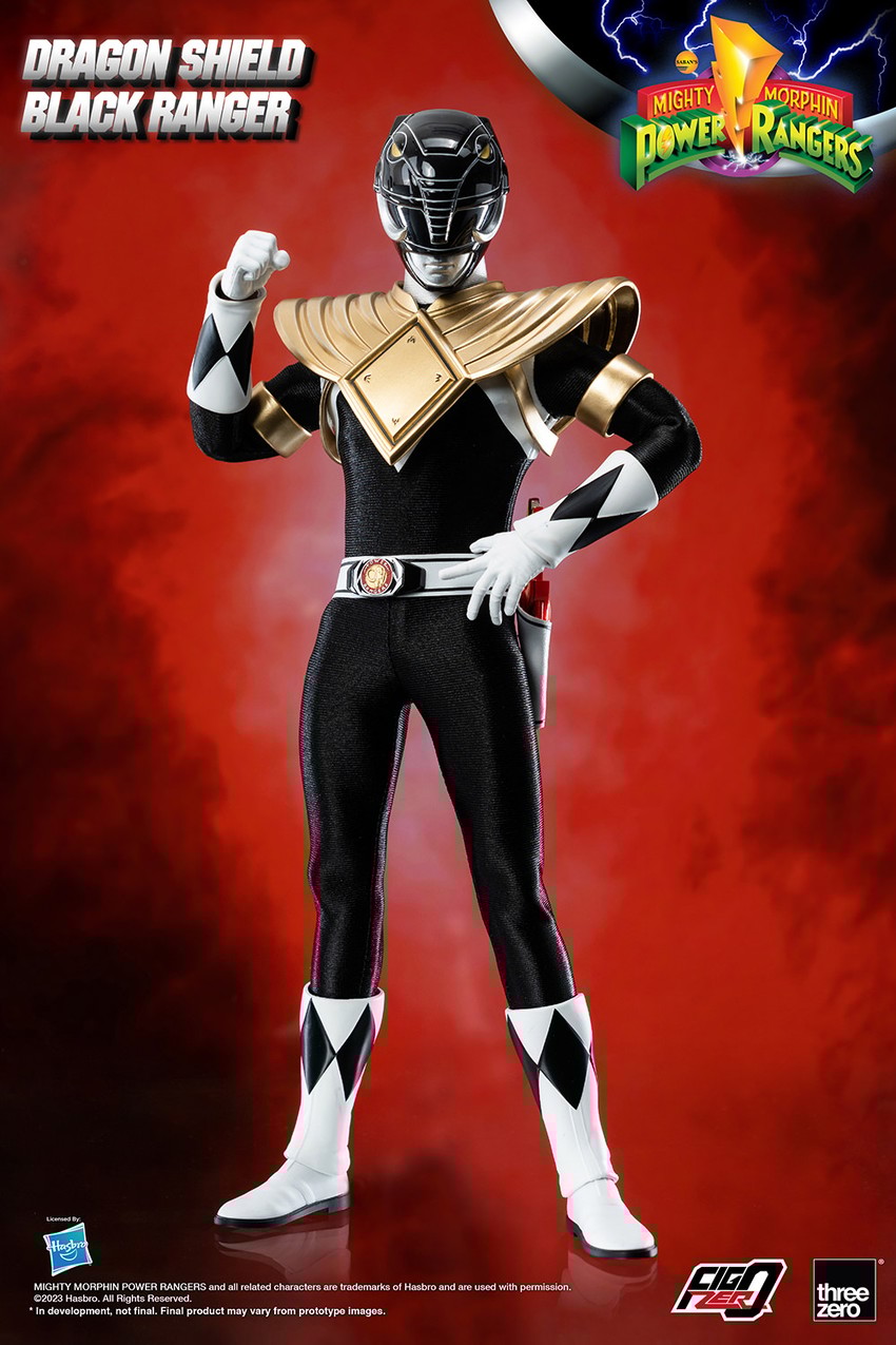 Dragon Shield Black Ranger Sixth Scale Figure by Threezero