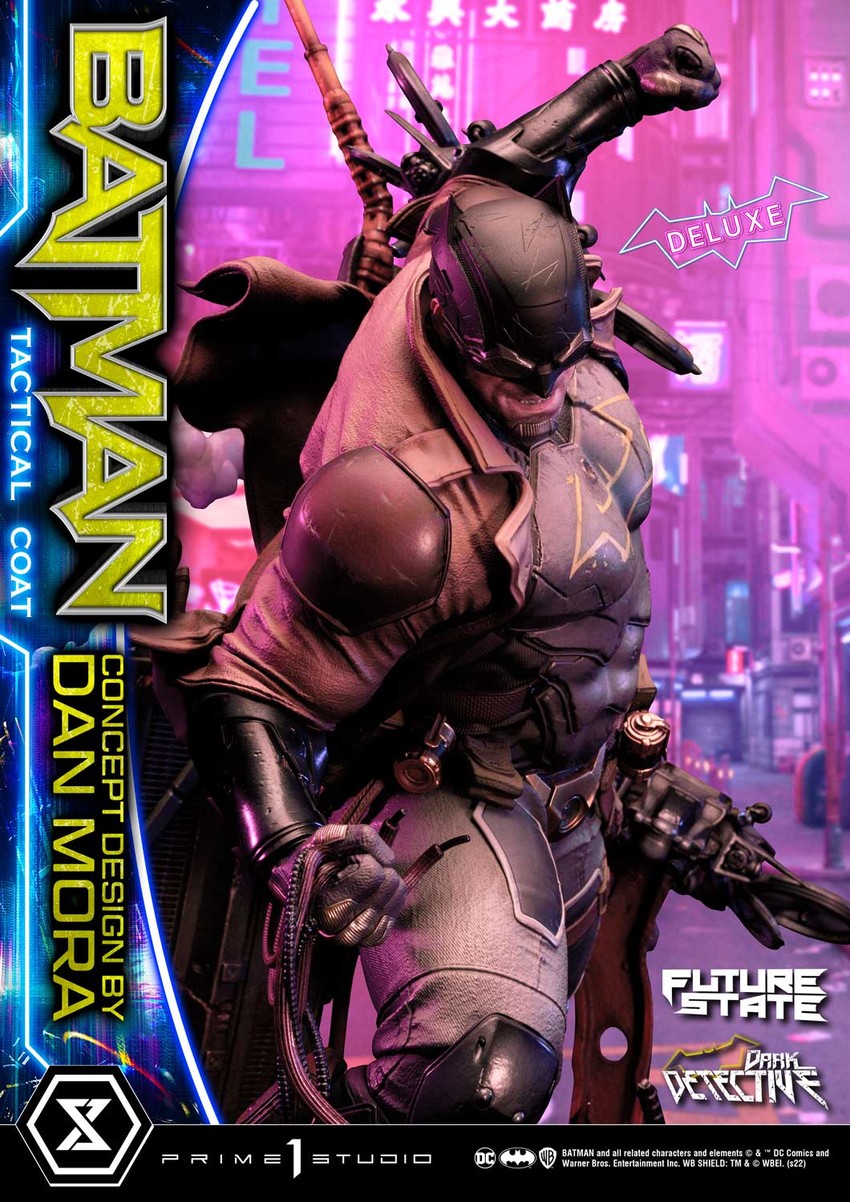 DC Comics Batman Dark Detective Tactical Coat (Deluxe Version) Quarter Scale Statue - Prototype Shown View 3
