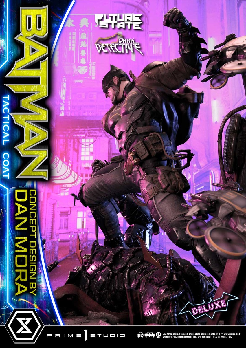Batman Dark Detective Tactical Coat 1:4 Scale Statue by