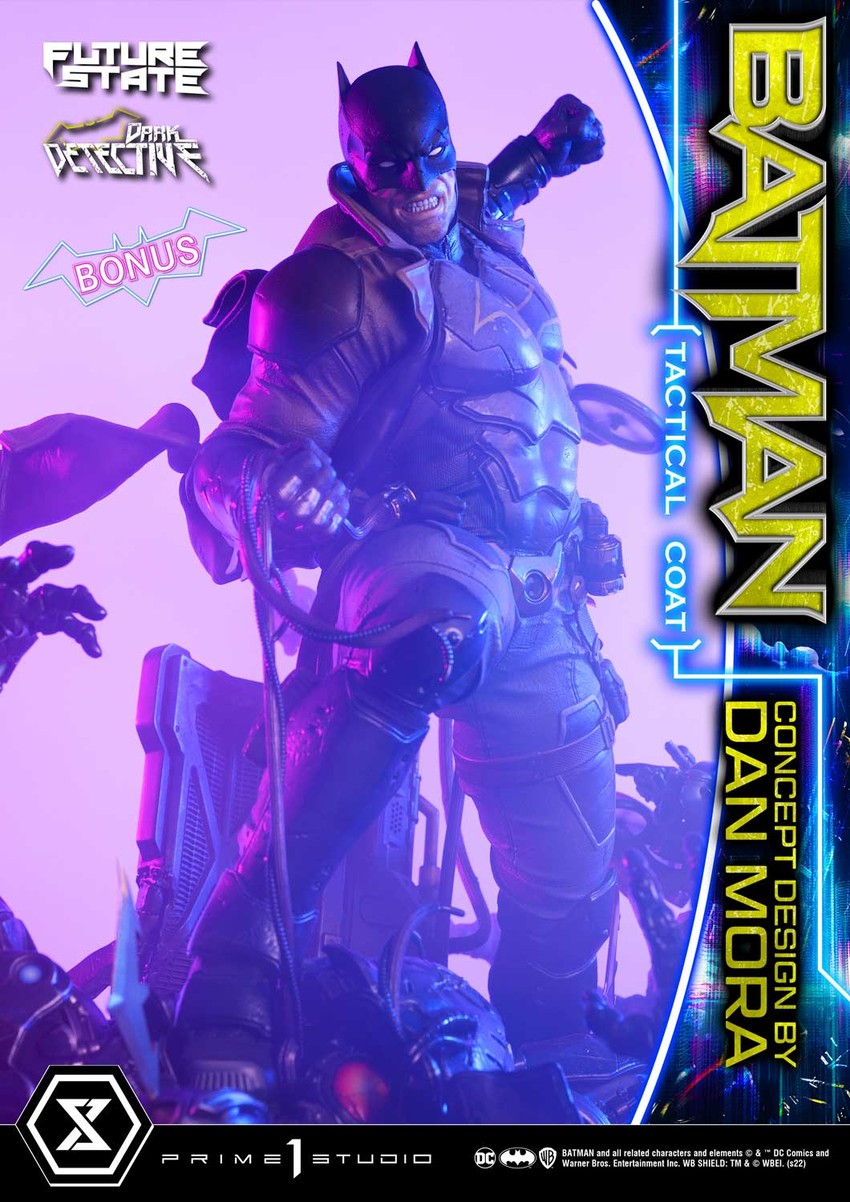 DC Comics Batman Dark Detective Tactical Coat (Deluxe Bonus Version) Quarter Scale Statue - Prototype Shown View 1