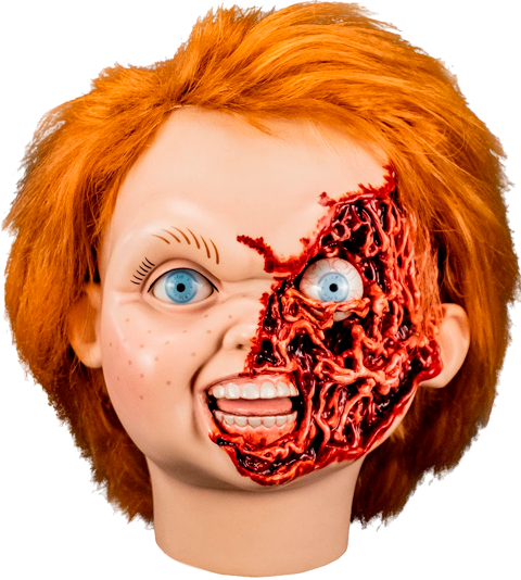 Child's Play Ultimate Chucky Pizza Face Head Accessories - Prototype Shown View 5