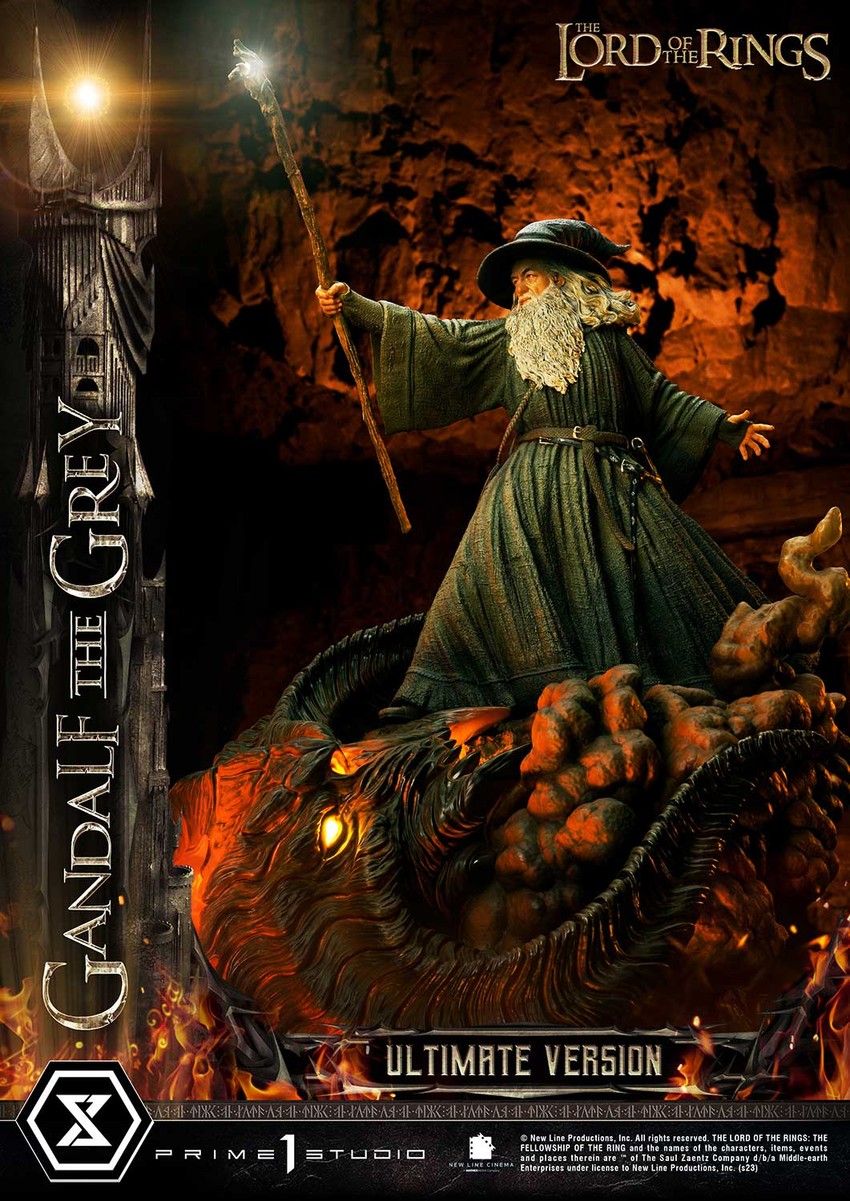 The Lord of the Rings Gandalf the Grey (Ultimate Version) Quarter Scale Statue - Prototype Shown View 4
