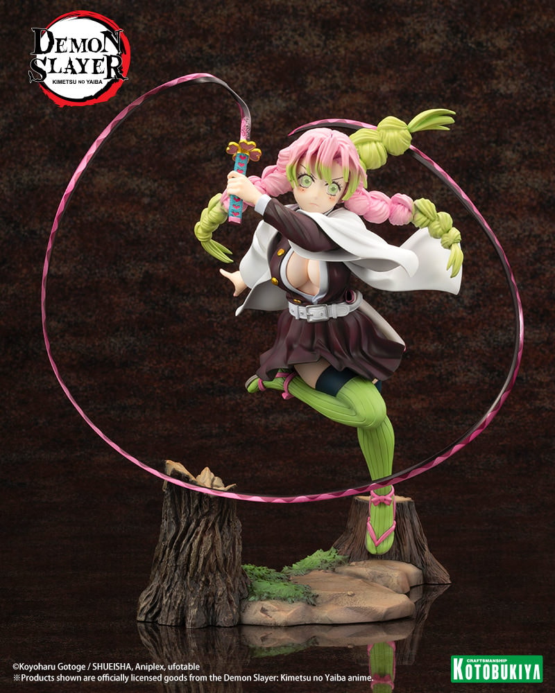 Demon Slayer Mitsuri Kanroji Statues - Prototype Shown View 6