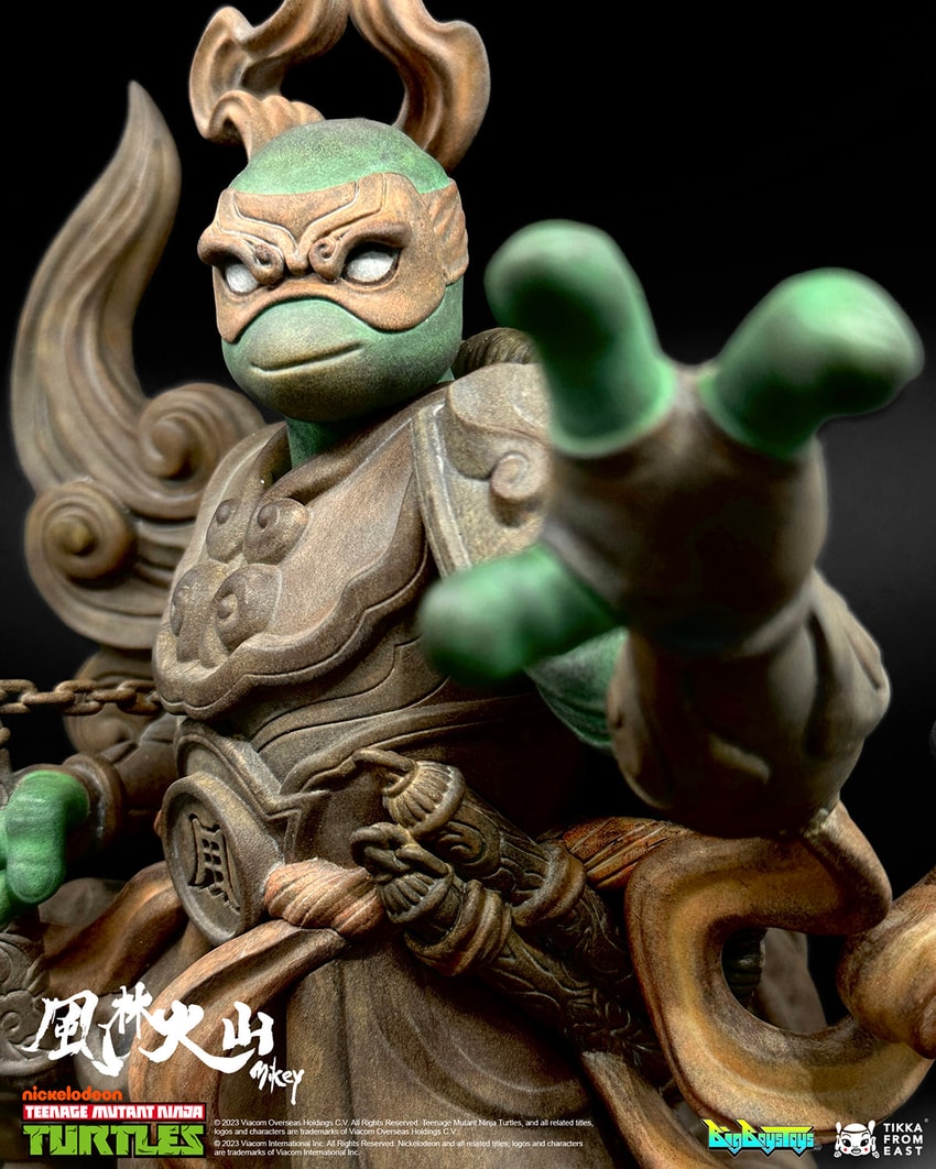 TMNT Mikey Furinkazan Statue by BigBoysToys | Sideshow Collectibles
