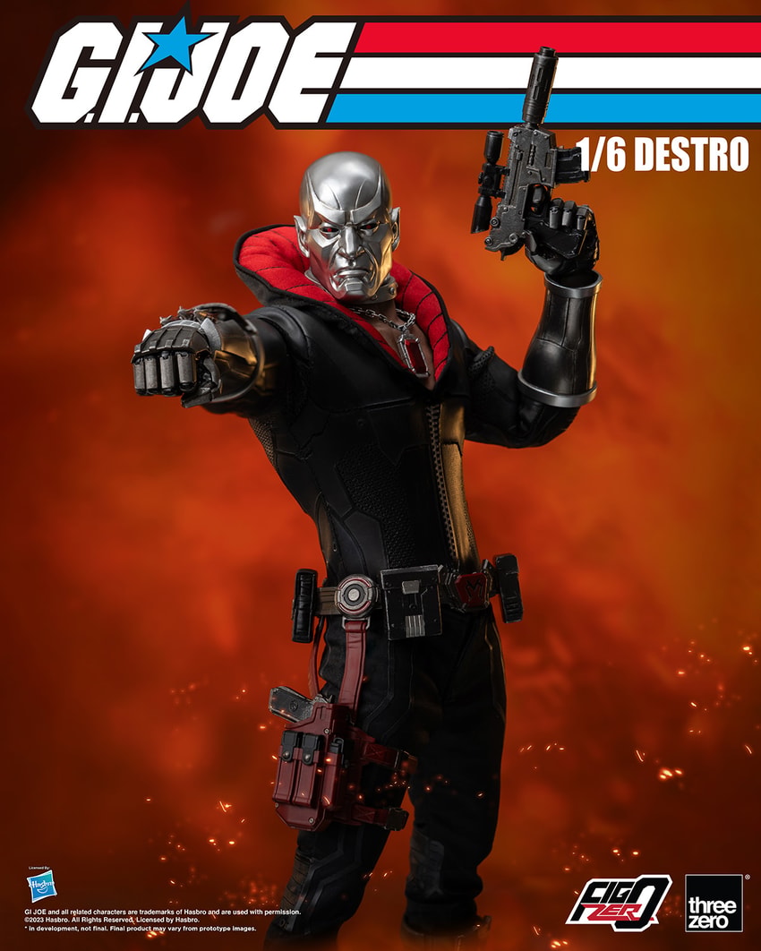G.I. Joe Destro Sixth Scale Figure - Prototype Shown View 4