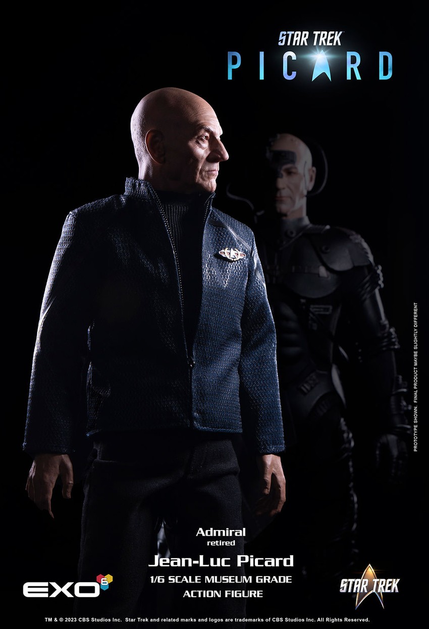 上品スタイル Scale Sixth Picard Jean-Luc Figure Sideshow | EXO-6 by スタートレック